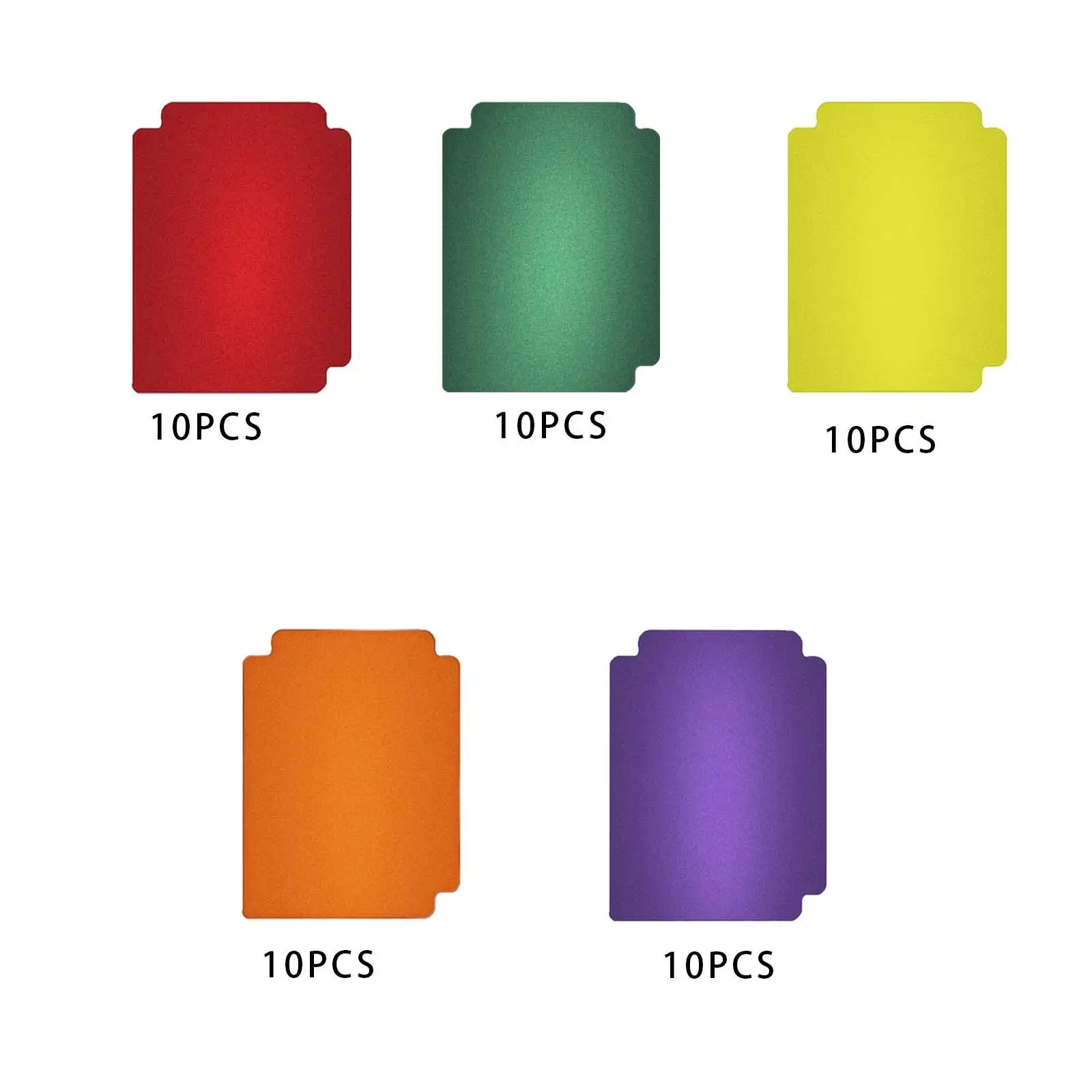 10x Trading Card Dividers with Tabs Waterproof Standard Card Page Dividers