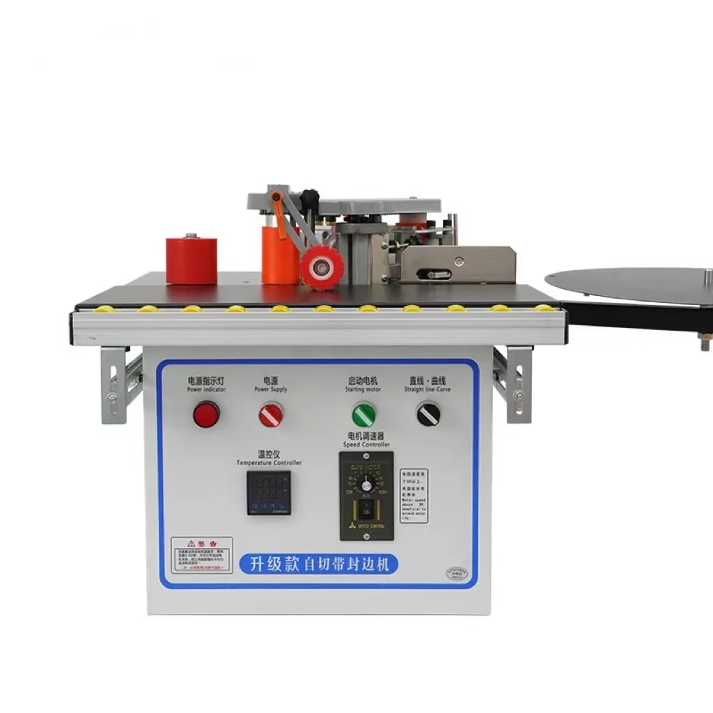 

New arrival PVC Curved Small Portable Woodworking Manual Edge Banding Machine