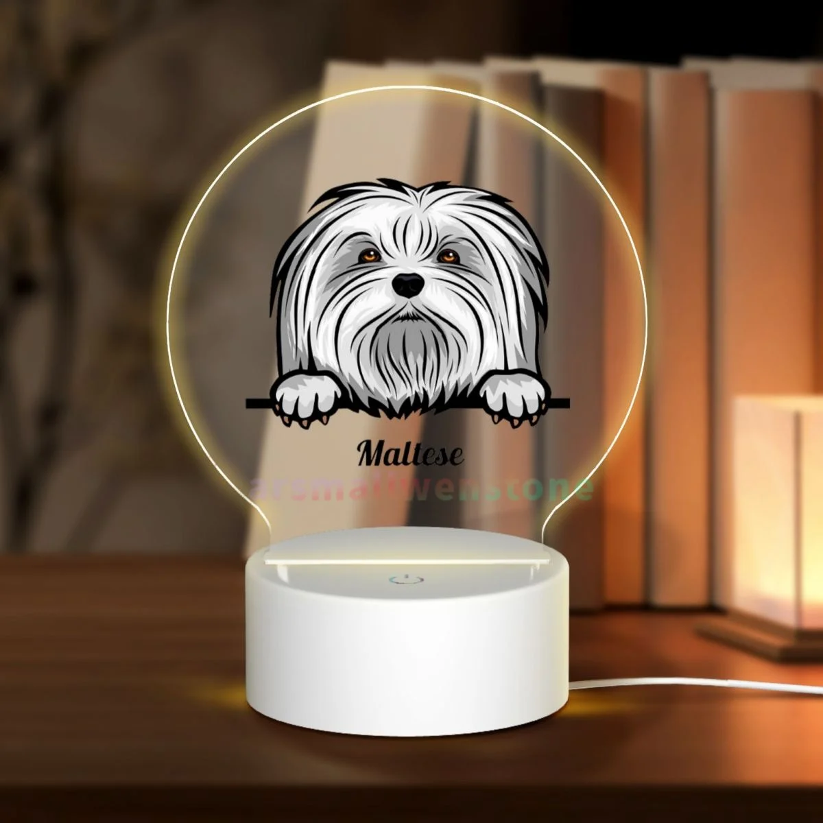 犬のための綿のアクリル写真ランプ,パンク,ナイトライト,フォトフレーム,カップルへのギフト,記念日の贈り物,芸術的な装飾