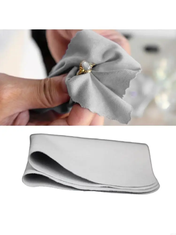 

Silverware Polish Cleaner Silver and Gold Polishing Cloth Necklace Wiping Burnishing Buffing Cloth Jewelry Cleaner