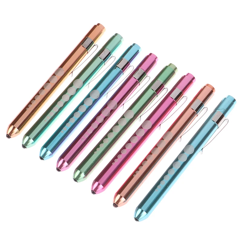LED Flashlight Work Light First Aid Pen Light Torch Lamp Pupil Medical Pen Light