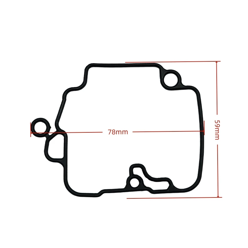 Motorcycle Carburetor Repair Kit Gasket with Float Acceleration Pump Diaphragm Plunger Assembly For Keihin KT CVK24 CVK24