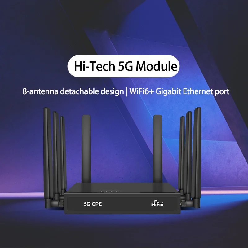 High Quality Wi-fi Router with 4G and 5G Support Long Range Dual Band SIM Card Slot and 5G Module for Router Hotspots SIM WiFi