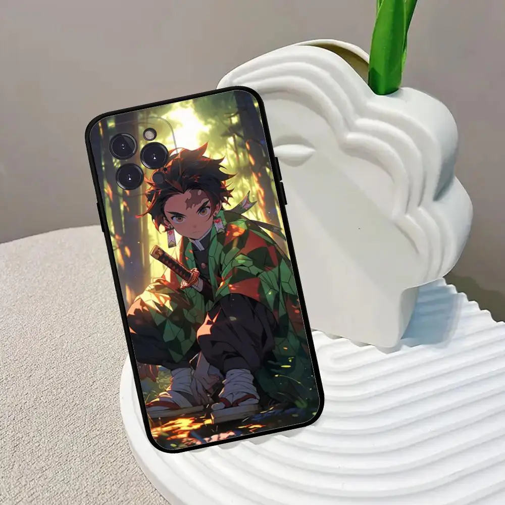 Anime Demon Slayer Phone Case For IPhone 15 14 11 12 13 Mini Pro XS Max Cover 6 7 8 Plus X XR SE 2020 Funda Shell