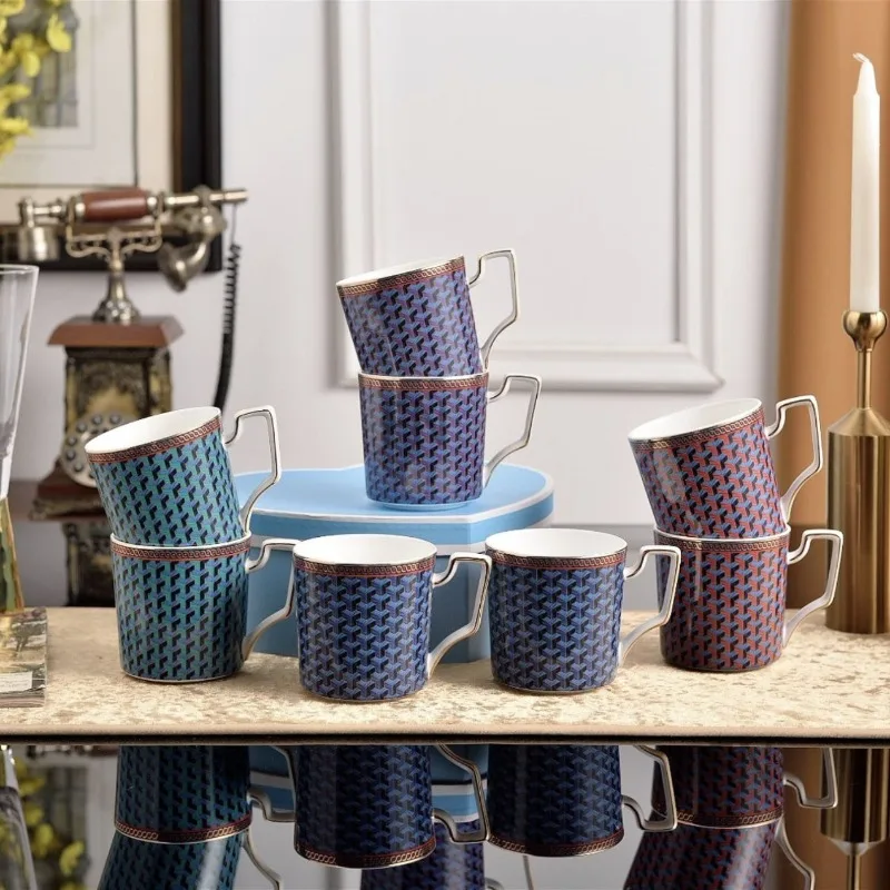 

Minimalist High Grade Bone China Tea Pot Set for Home Afternoon Tea Coffee Tea Cups Elegant Dinnerware