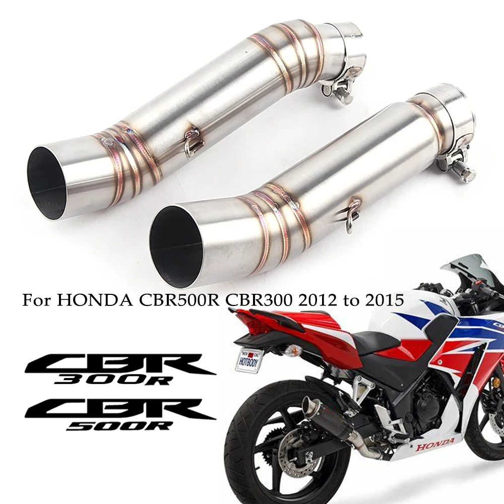 

CBR500 CBR 500R CBR300 Motorcycle Exhaust Contact Middle Pipe Connector For HONDA CBR500R CBR 300 CBR300 2012 to 2015