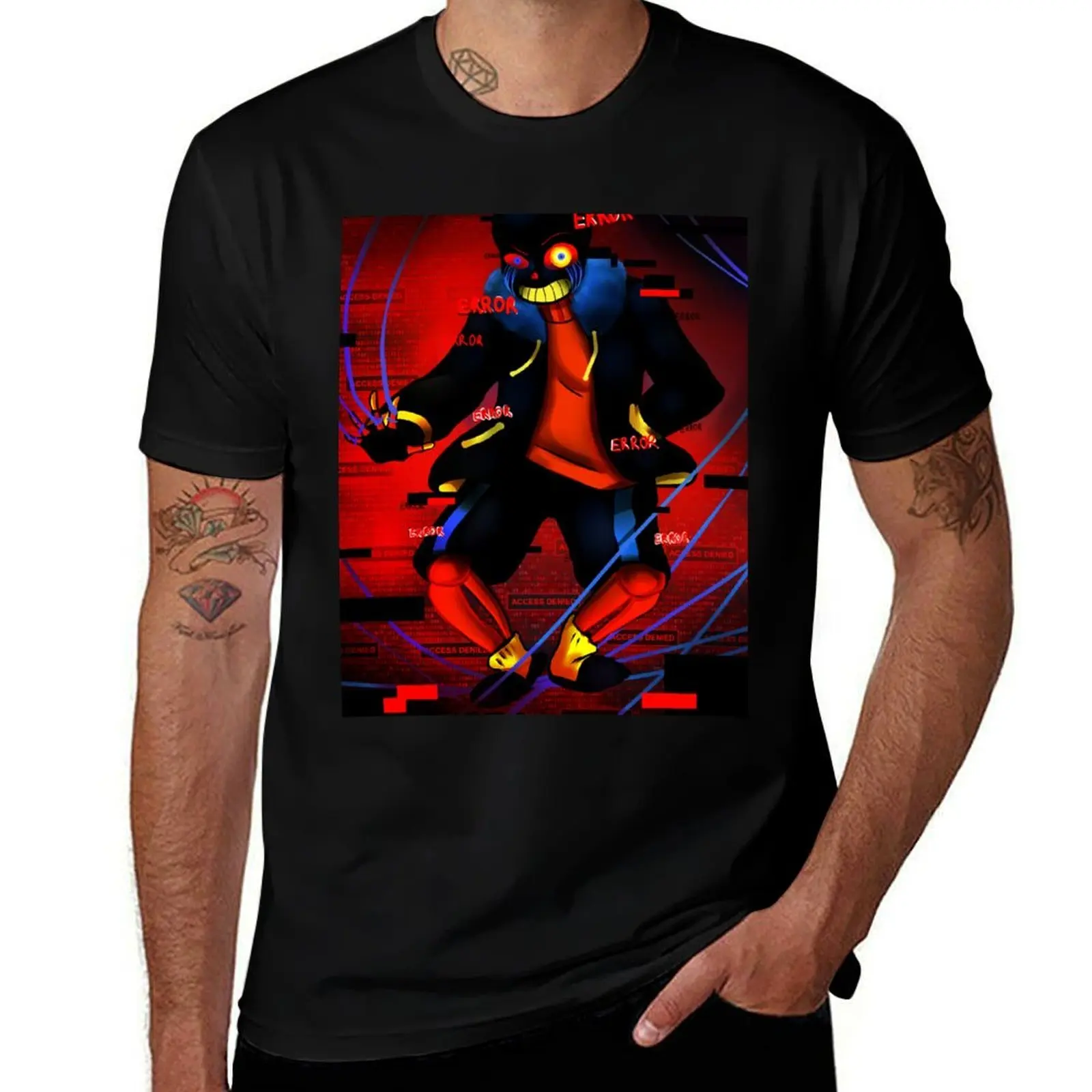 ERROR Sans T-Shirt Ultra Soft Breathable Tee Top T-Shirt