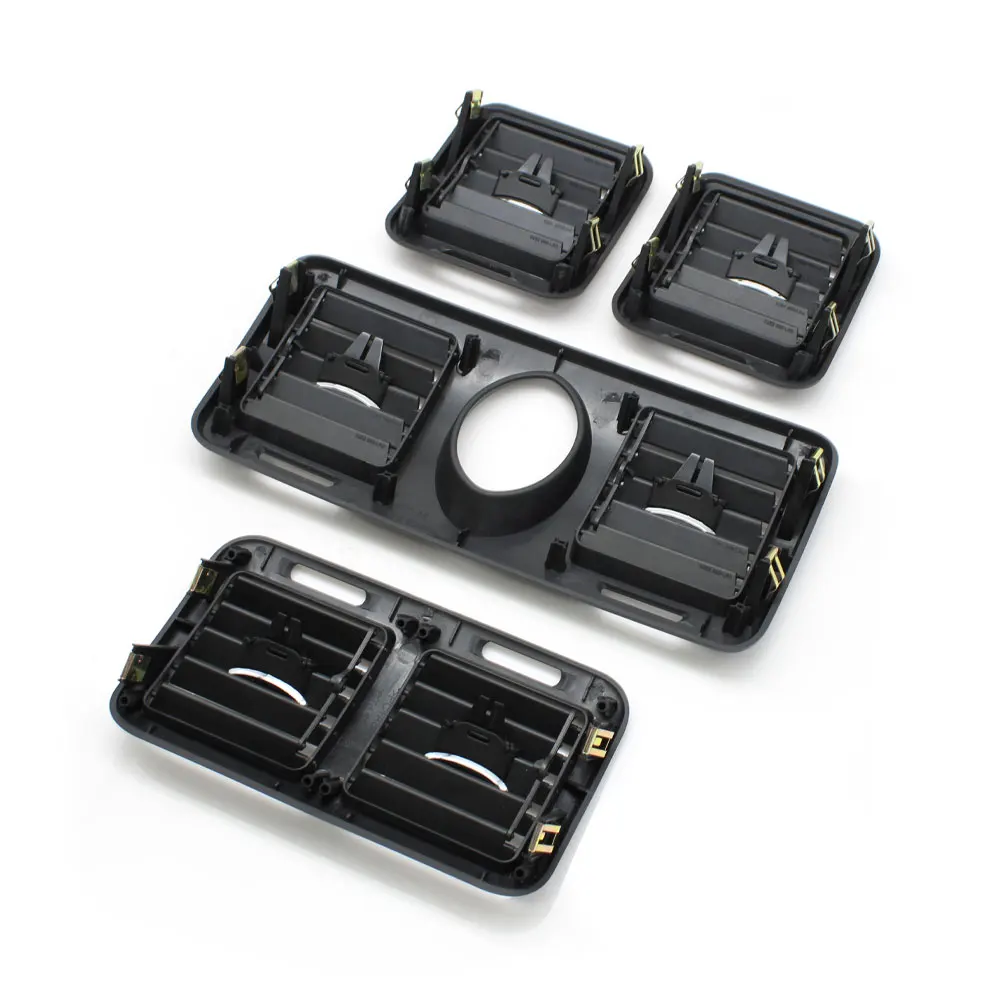 سيارة الجبهة الخلفية لوحة القيادة تنفيس الهواء المنزلق التيار المتناوب تنفيس مصبغة منفذ غطاء لوحة لمازيراتي كواتروبورتي M139 2004-2012 66526500 #6