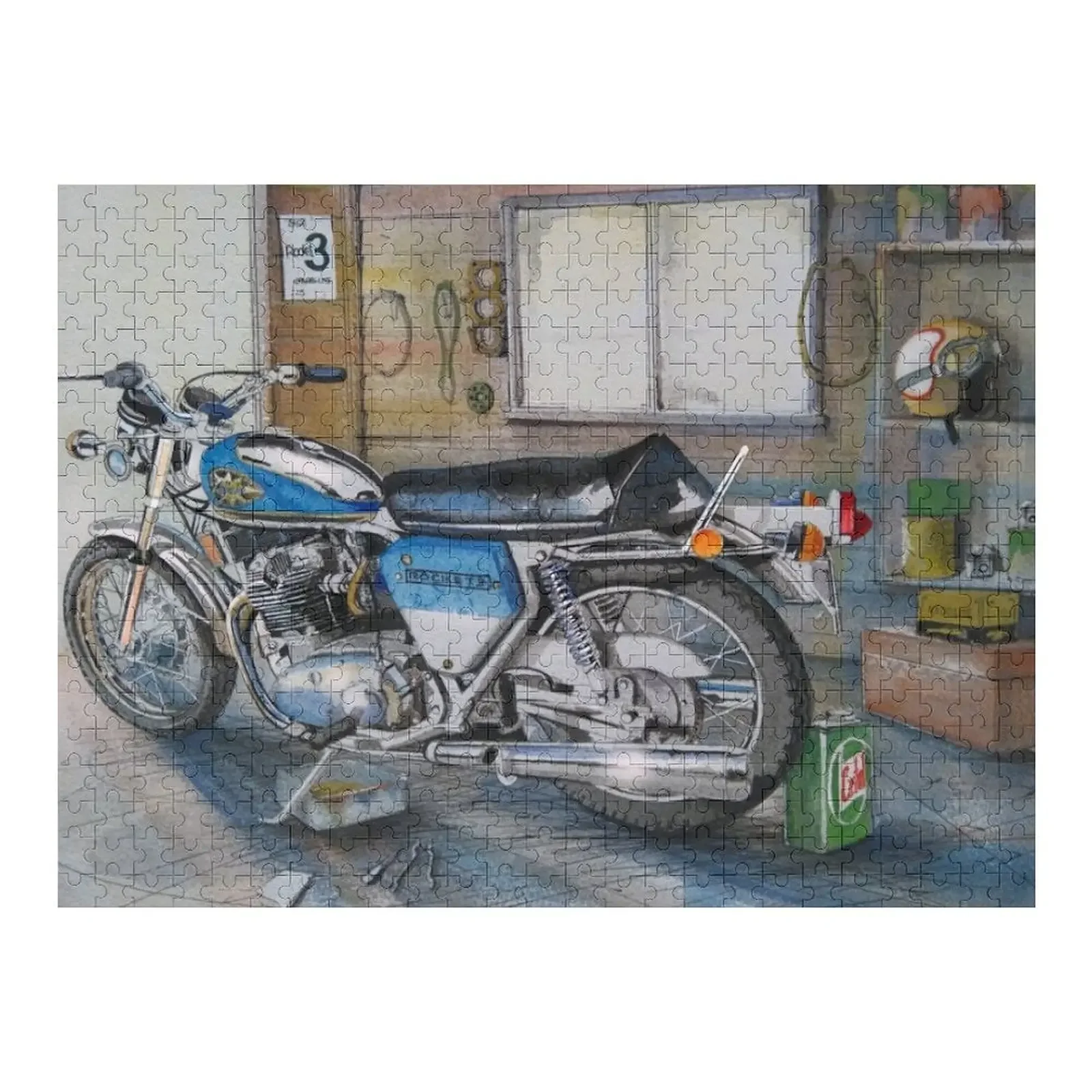 

Потрясающий фонарь, ленин на стене, JIGSAW Пазл Деревянные деревянные коробки для взрослых Пазл