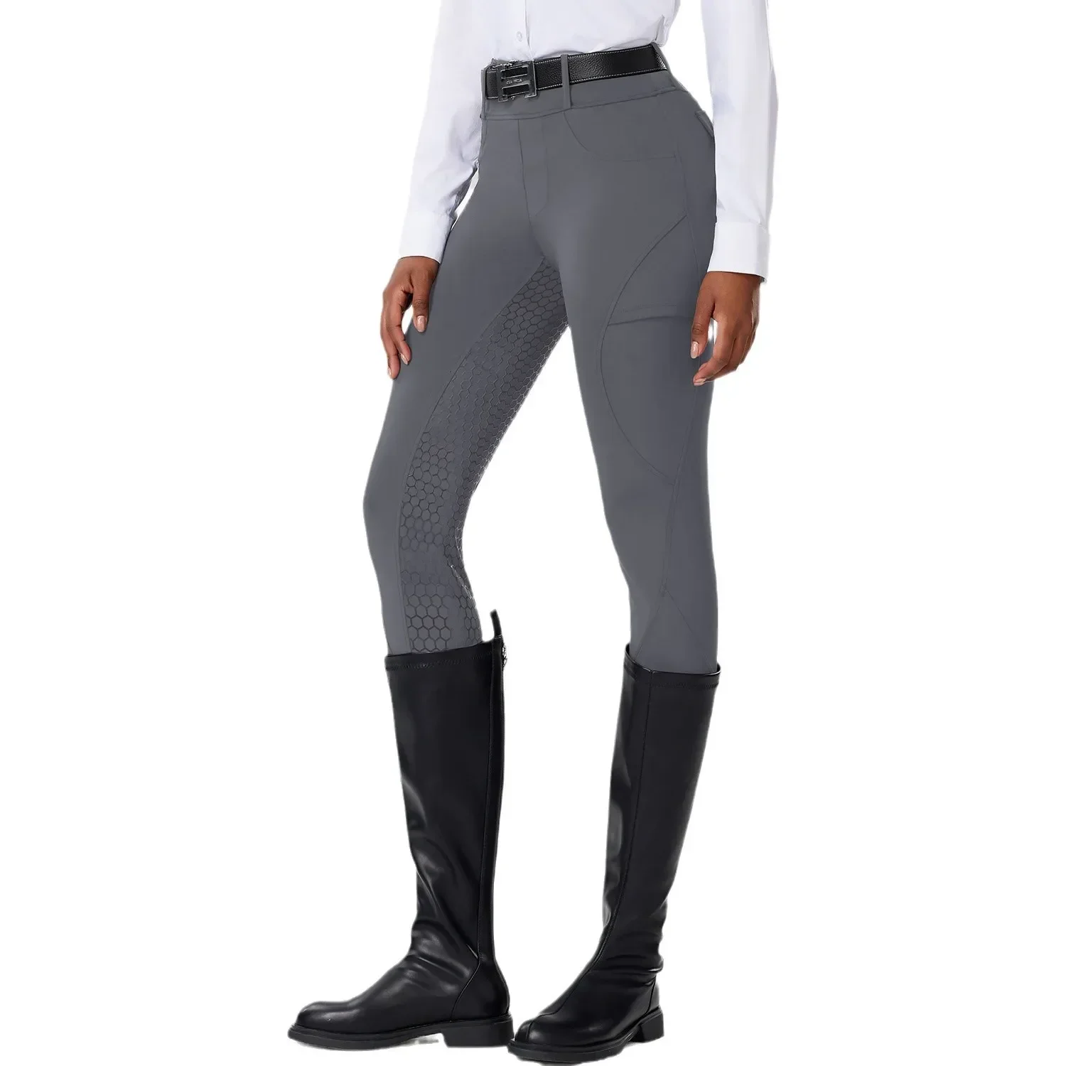 Four Seasons Breeches Professionelle Reitsporthose für Damen, Silikon-Anti-Rutsch-Hose, verschleißfest, hochelastisch