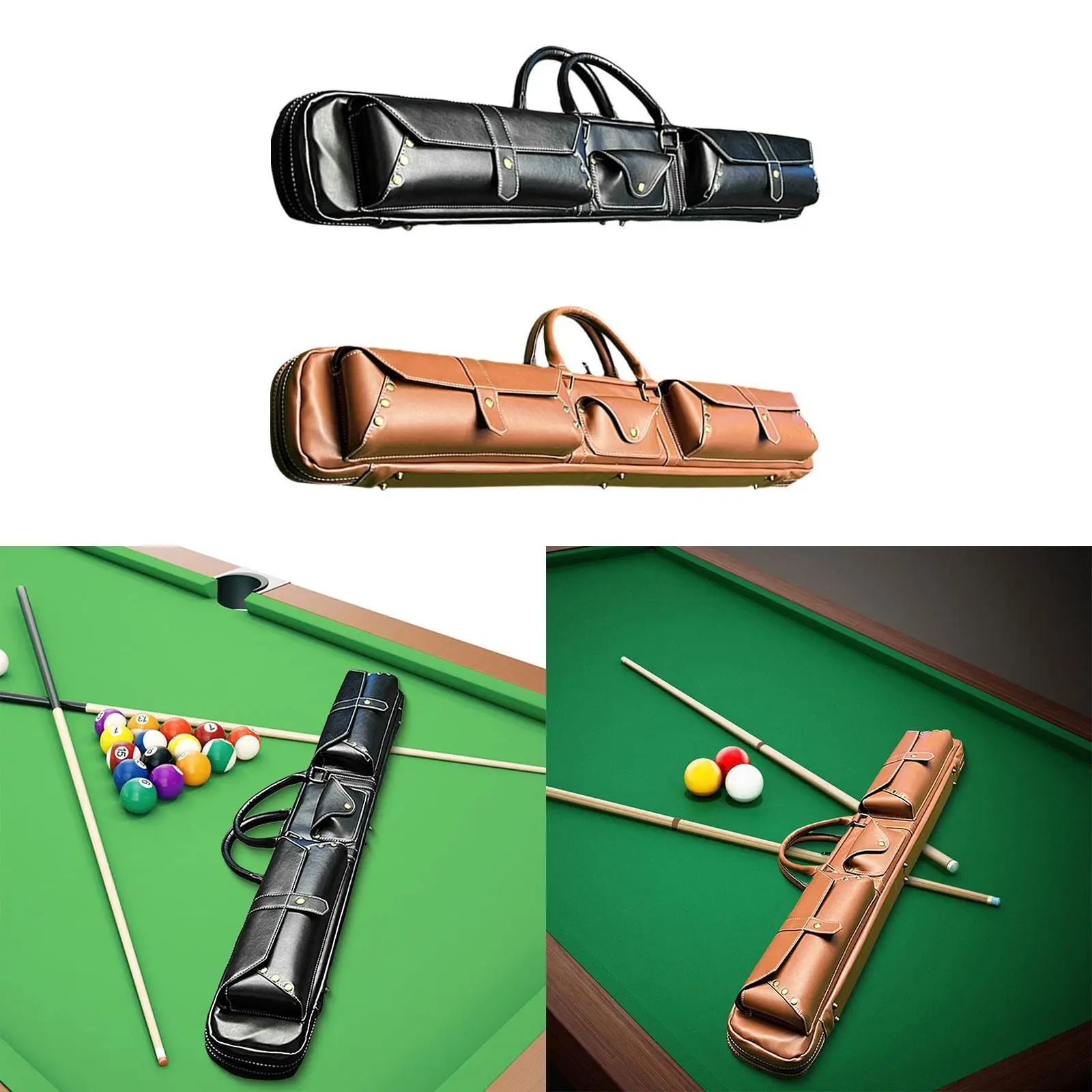 

Billiards Pool Cue Case Snooker Cue Storage Pouch Billiards Accessories