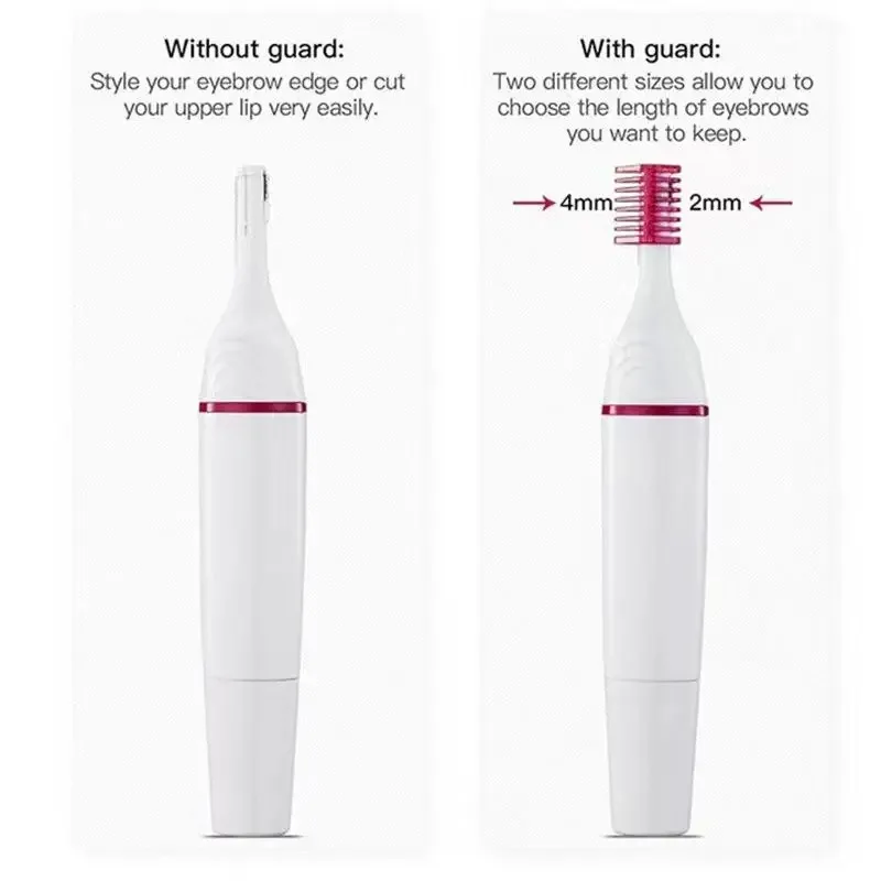 .Cuchillo para cejas 5 en 1, afeitadoras eléctricas, depilación corporal, depiladora indolora, herramientas para mujer, recortador facial, afeitadora de cejas para mujer