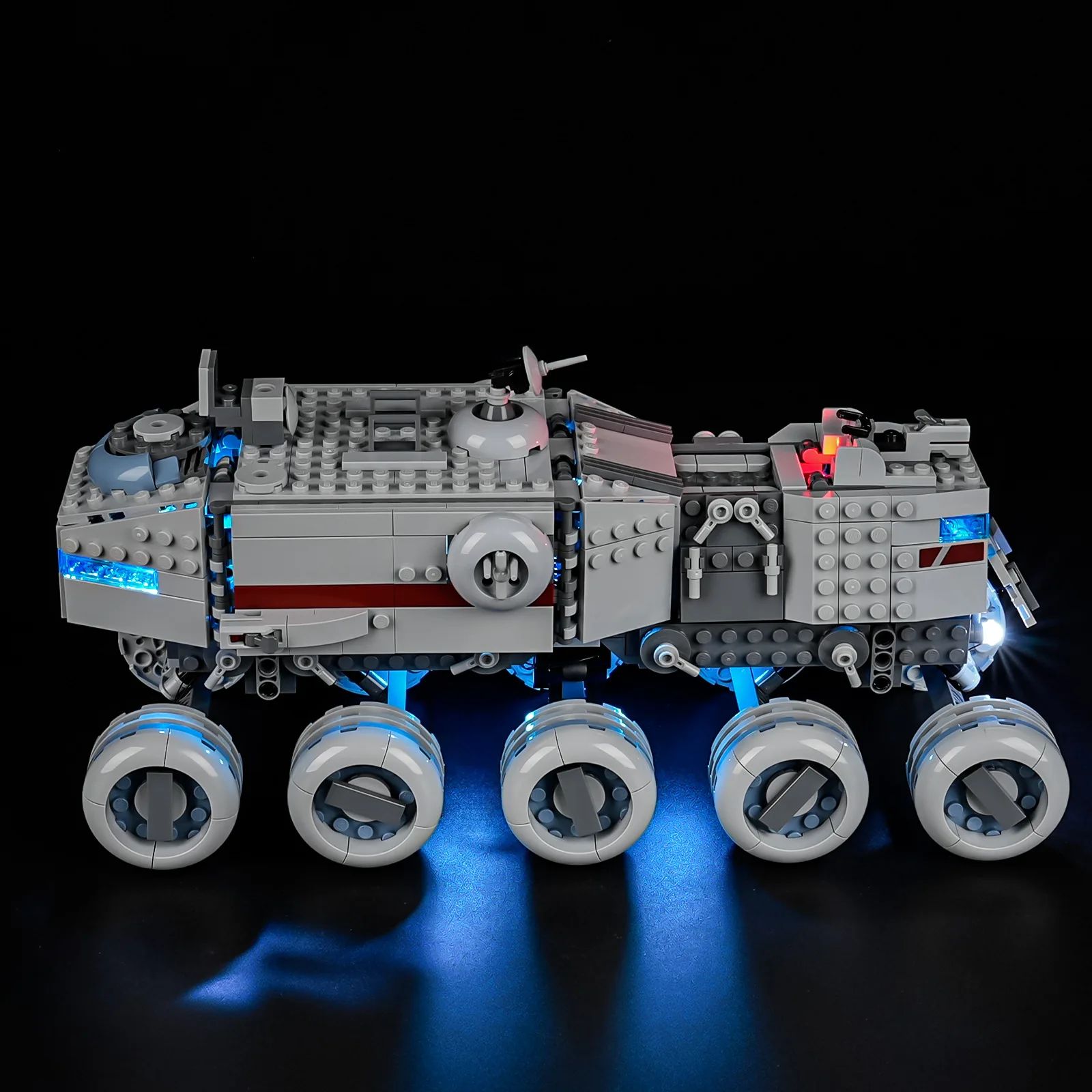 (Solo luz LED sin ladrillos) 75413 Ideas de carro de Juggernauts de la República (no incluye kits de bloques de construcción, juegos de modelos)