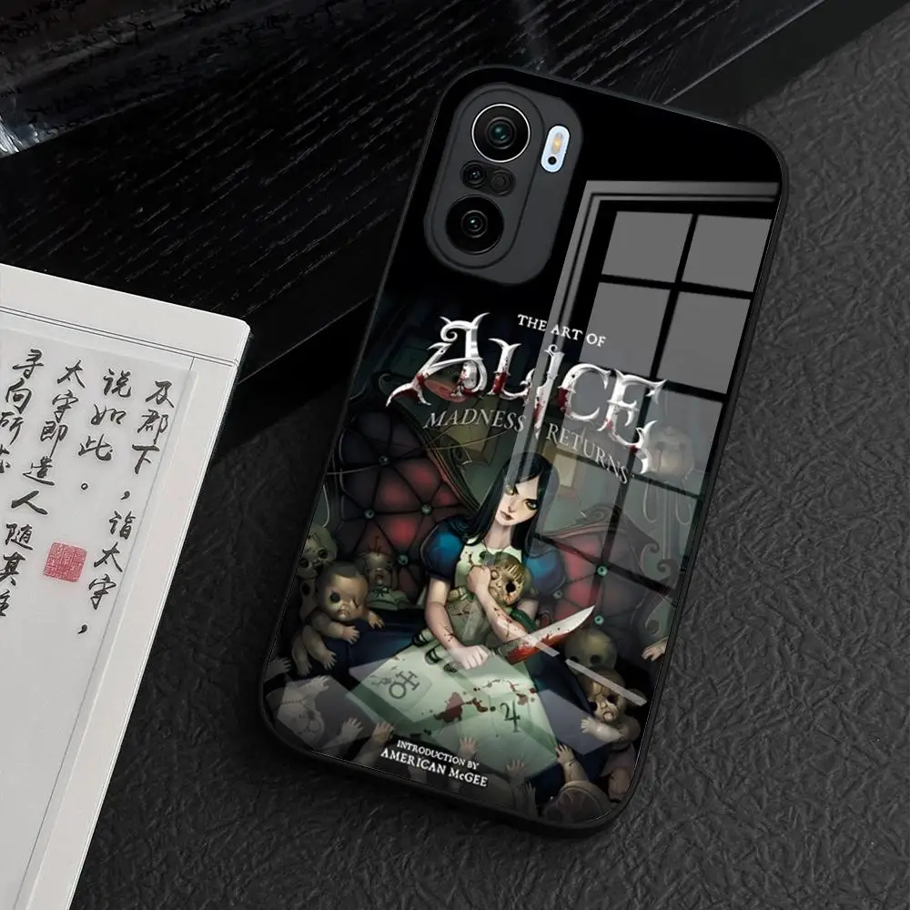 Game A-Alice Madness R-Returns Phone Case For Xiaomi 14 Lite 12 Pro 11t 13 Lite POCO M6 M5 X6 X5 X3 NFC F5 F6 Pro Glass Cover