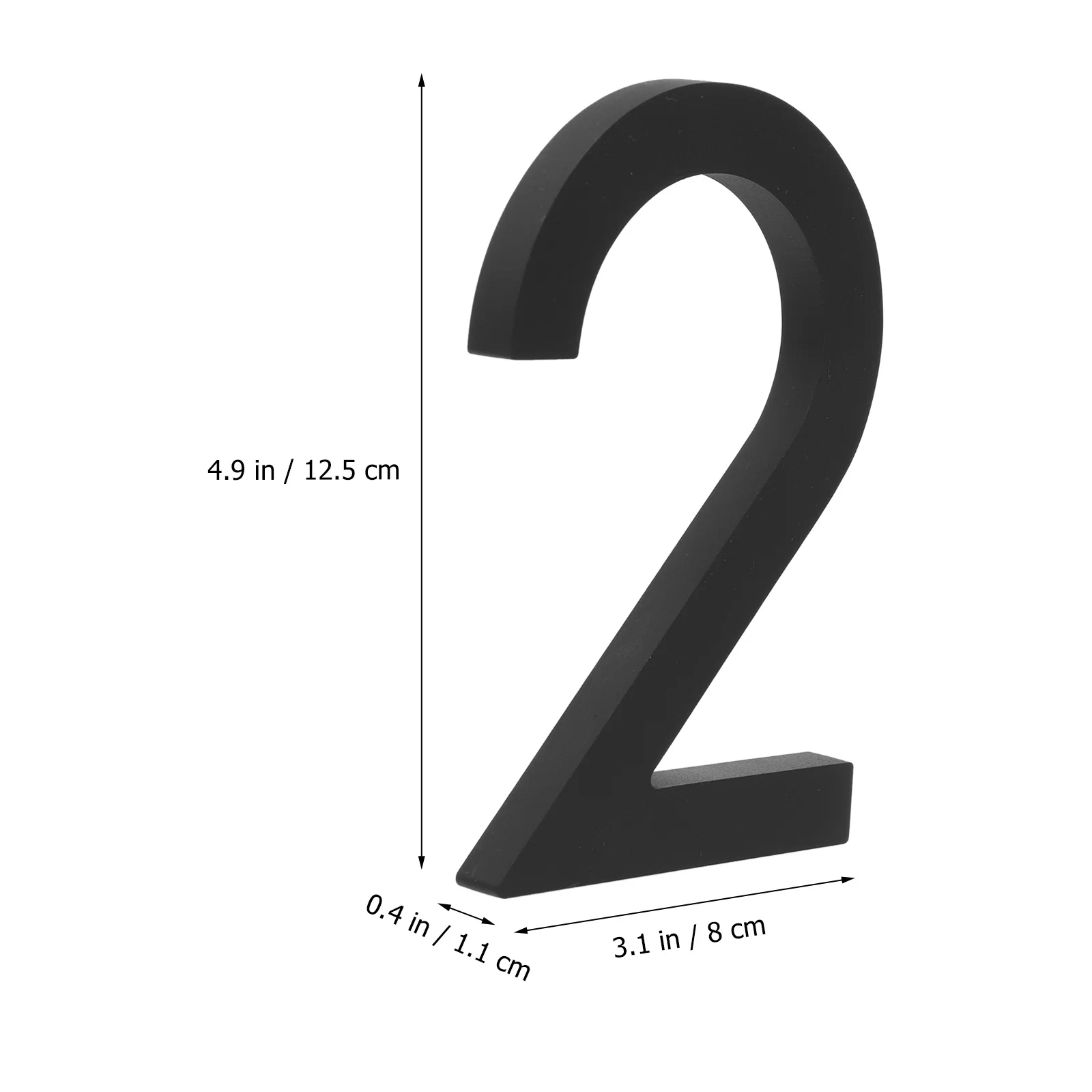 

Door House Number Durable Acrylic Metal Decorative Plaque for Office Home Hotel Number Sign Door Numbers Corridor Numbers