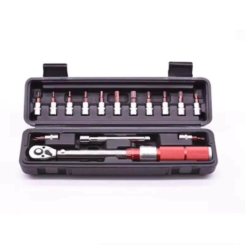 Ratchet Torque Wrench 15-Piece Set For Repairing Bicycles And Cars Multi-Function Tools