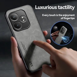 Étui de téléphone en cuir avec support magnétique pour voiture, cadre antichoc, couverture arrière, Funda pour Realme ightNeo6 SE 6 6SE 6 T GT6 T