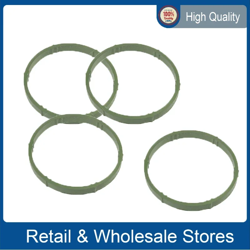 4Pcs Sealing Ring for Intake Branch Pipe 06A133398F for Audi A3 S3 Skoda Octavia VW Polo Beetle Sagitar Caddy Bora Golf Jetta