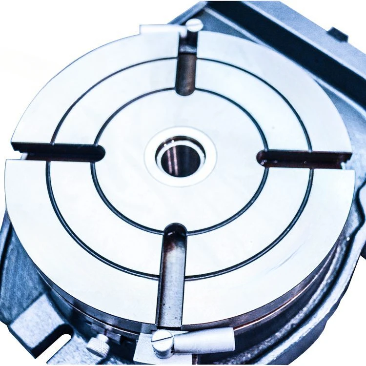 High-precision vertical and horizontal rotary table or indexing plate