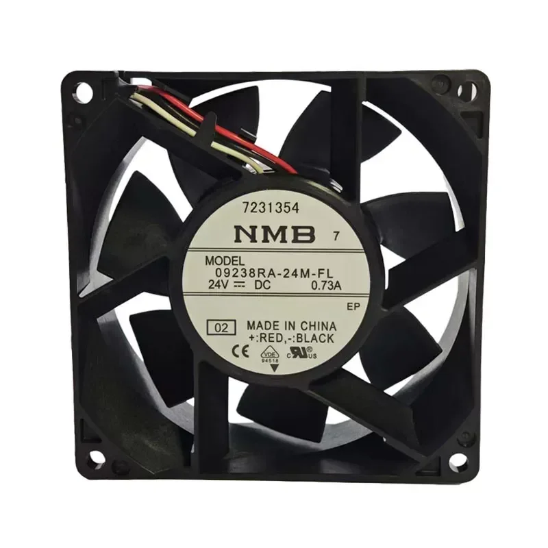 For New original NMB 09238RA-24M-FL 24V 0.73A three-wire alarm 9238 cooling fan