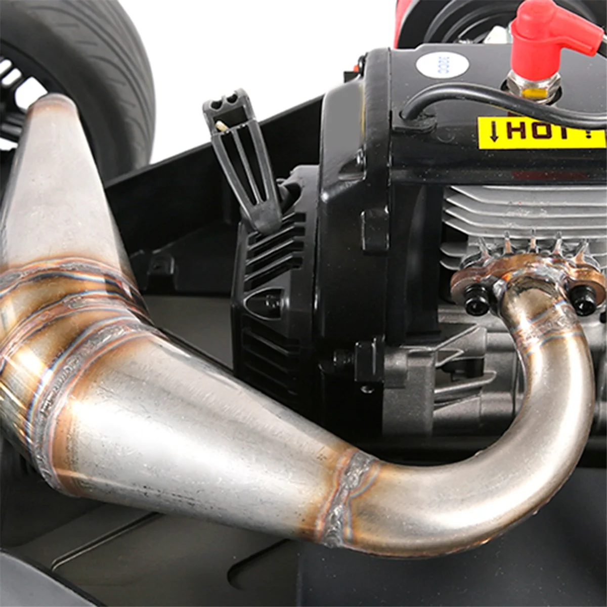 Dominator Pipe Exhaust Pipe for 1/5 Losi 5Ive T Rovan LT LT 29CC 30.5CC 32CC 36CC 45CC Engine Rc Car Update Parts