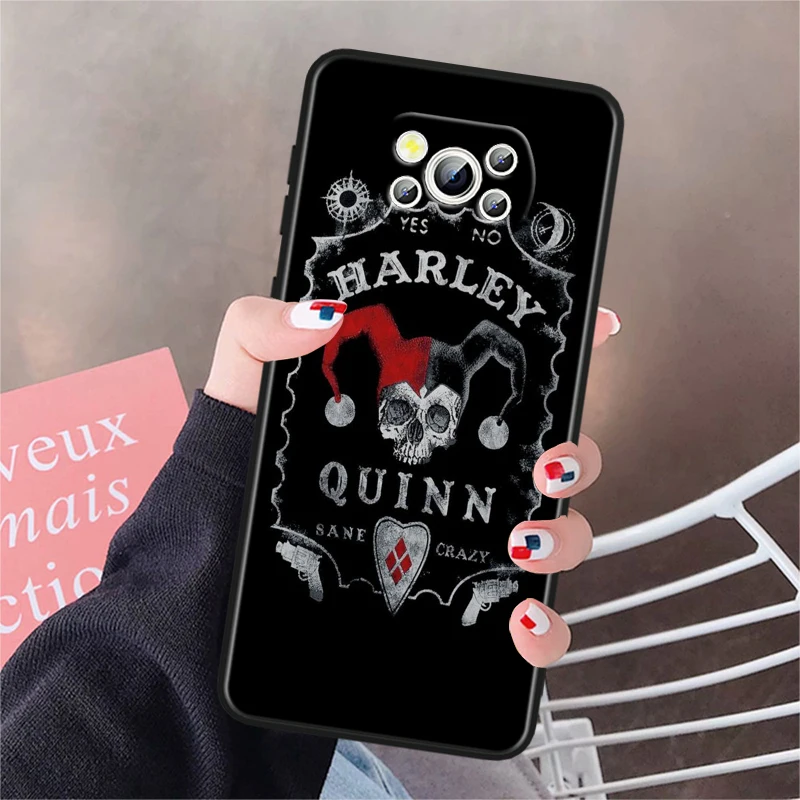 Harley Quinn Clown For Honor V20 10i 10X 9S 9X 9C 9A 8X 8C 8A 7S Magic 5 Lite Pro MAX Black Soft Phone Case