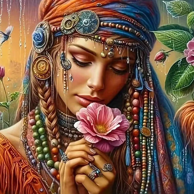 

Женские алмазные картины, цветочная полная алмазная вышивка, новые поступления, 2025 г., мозаичная картина из стразов