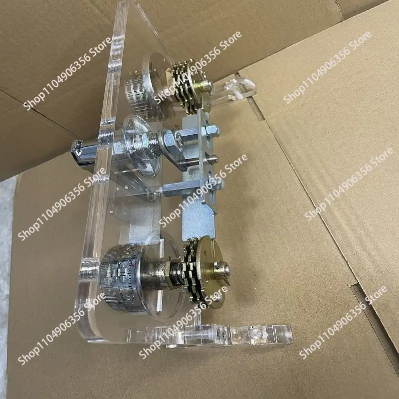 Safe combination plate Locksmith practice display stand Mechanical three plate four 100 scale bracket
