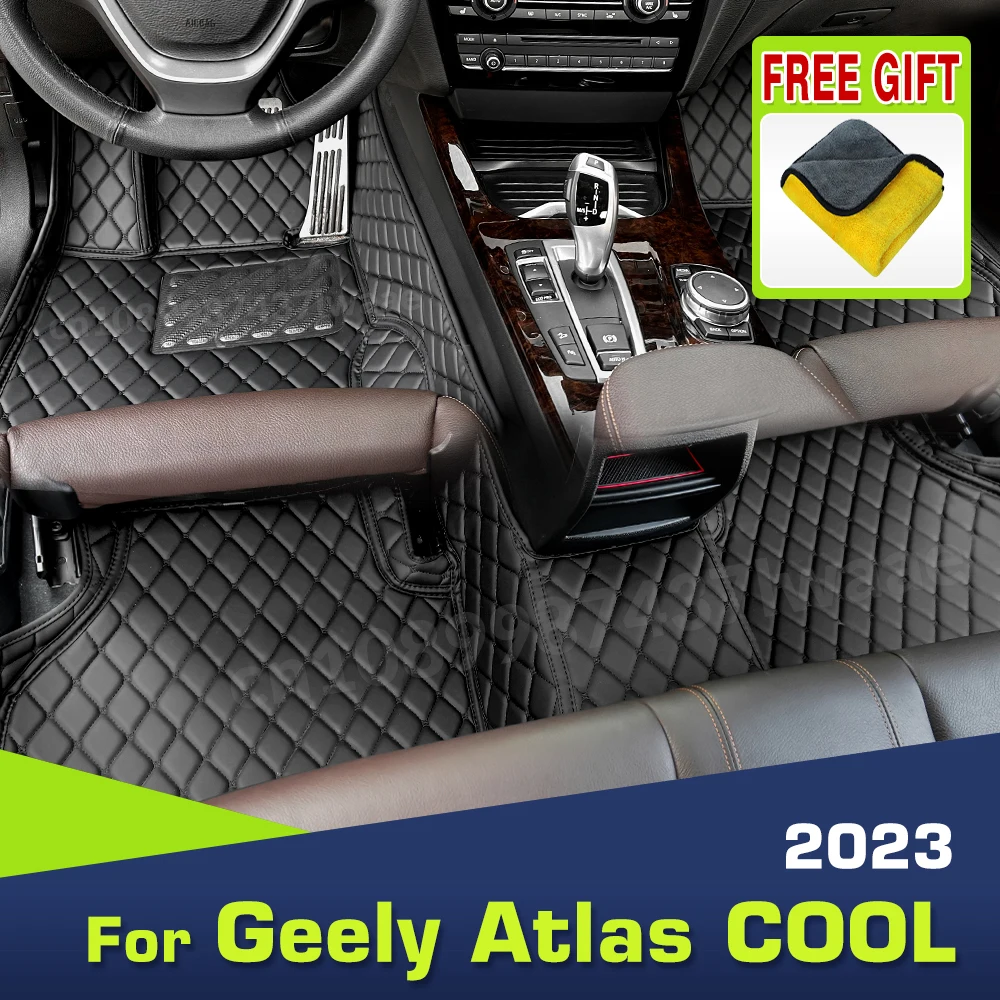 

Оригинальные автомобильные напольные коврики для детской модели Geely Atlas COOL 2023 дюймов, аксессуары для внутренней отделки, защитные детали