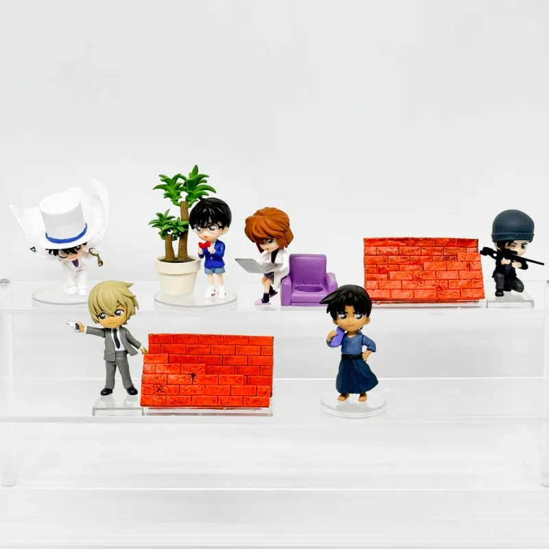 6 قطعة/المجموعة المحقق كونان صندوق أعمى اللعب مكتب ديكور تخزين أنيمي الشكل أنيتا هايلي كايتو كيدو ألعاب الدمى جمع الحلي #3