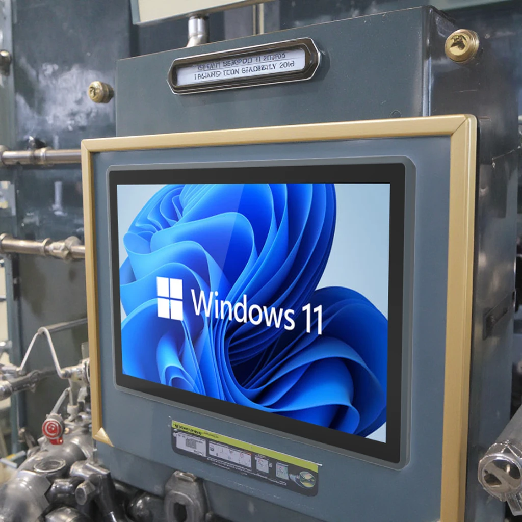 21.5 Inch Industrial Panel PC IP65 Fanless Capacitive Touch Screen Aluminum Alloy 4GB RAM 64GB SSD Windows