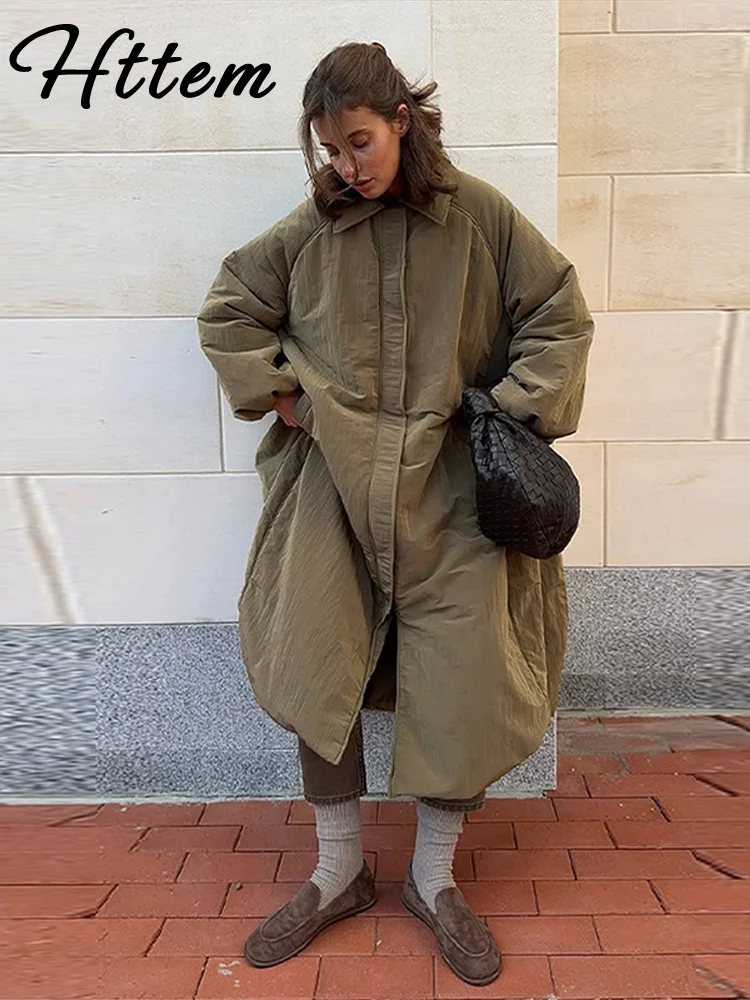 

Утепленные хлопковые куртки в стиле ретро, женские однотонные свободные длинные пальто с длинными рукавами, женские пальто 2021, осень-зима, шикарная женская теплая уличная одежда, новинка