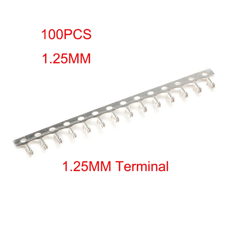 100PCS XH2.54/JST/1.25/PH2.0/SH1.0/ZH1.5 Terminals Wire Cable Female Male For Housing Case 2.54MM/1.25MM/2.0MM/1.0MM Connector