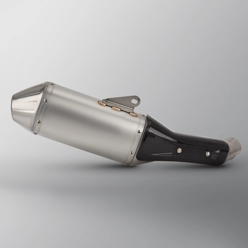 ADV250 exhasut Slip on Line Muffler with DB Killer For 390ADV ADV390 250ADV Motorcycle tail pipe motorbike escape pipe Accessory
