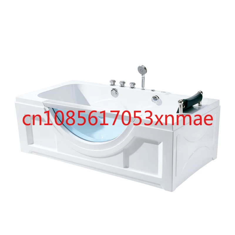 Hot Selling Family use air pump spa tub person acrylic Whirlpool Massage Bathtub with jet function