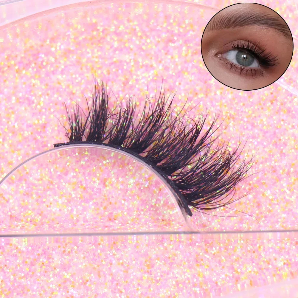Dropshipping Half Lashes Strip Eyelashes Reusable Eyelashes Soft Wispy False Eyelashes For Daily Wear Real Mink Lashes Makeup
