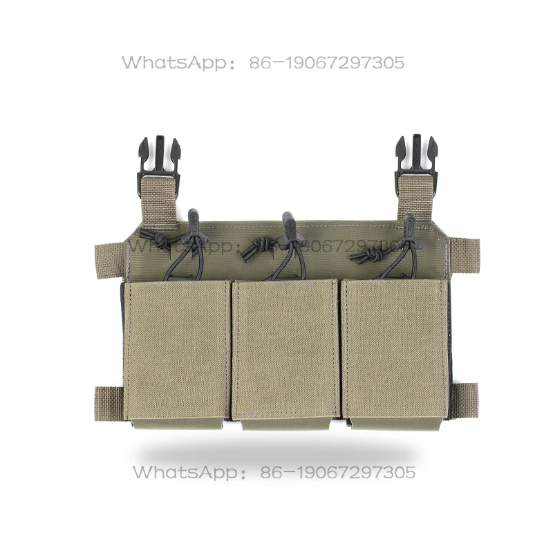 PEW TACTICAL THORAX TRIPLE RIFLE MAG PLACARD 556 762 545 Aleta Delantera AIRSOFT FP09