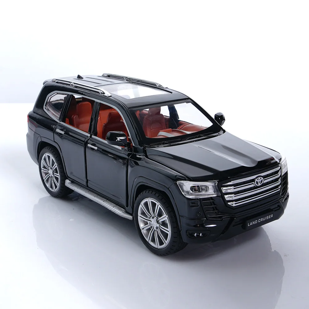 

Land Cruiser LC300 black toy cars, Die-cast metal car models for adults men, Automobile Collecting home decor, idel gifts