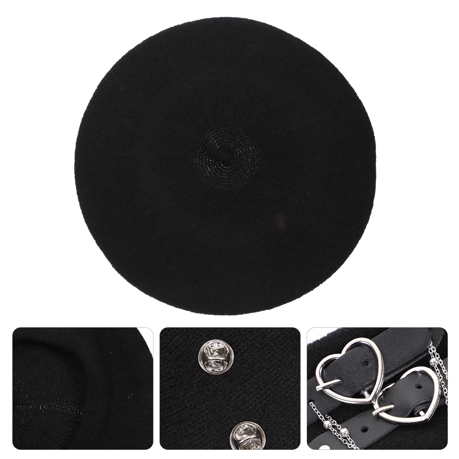 

Women Beret Hat Vintage Breathable Sun Protection Hat for Outdoor Travel Girls French Style Fashionable Beret Caps