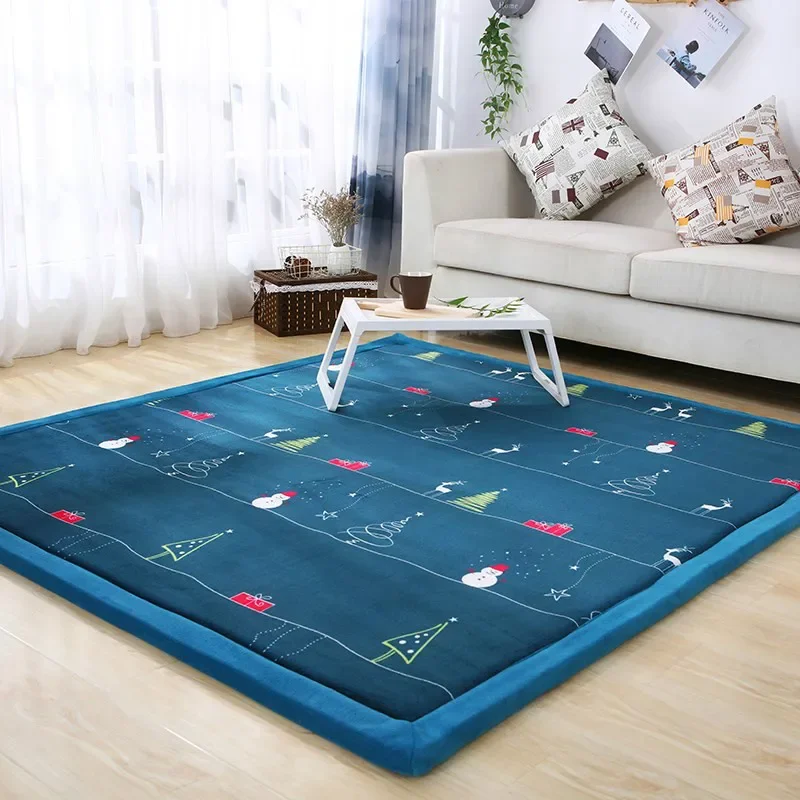 Thickening Cartoon Baby Carpets,Coral Velvet Bedroom Carpet,Child Climbing Play Mat living room Large Tapete,Custom Area Rug 2cm