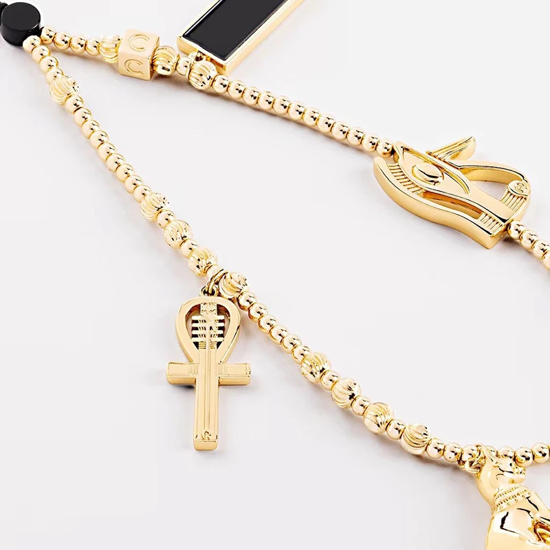 Museum Egypt Phone Charm Short Chain Mobile Phone Straps for IPhone Lanyard Bracelet for Samsung Galaxy