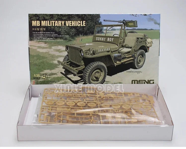 

MENG Assembled Model Kit DIY Toy Collection Gift 1/35 Scale VS-011 Willys MB military vehicle