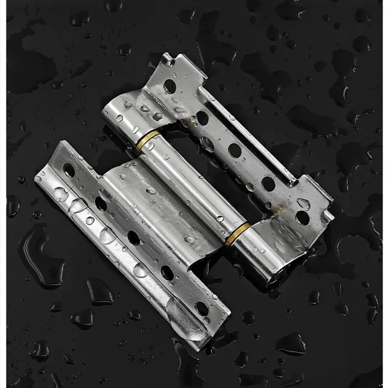 1PC Thickened Stainless Steel Window Hinges Broken Bridge Door and Window Hinges European Standard Slot Folding Door Hinge