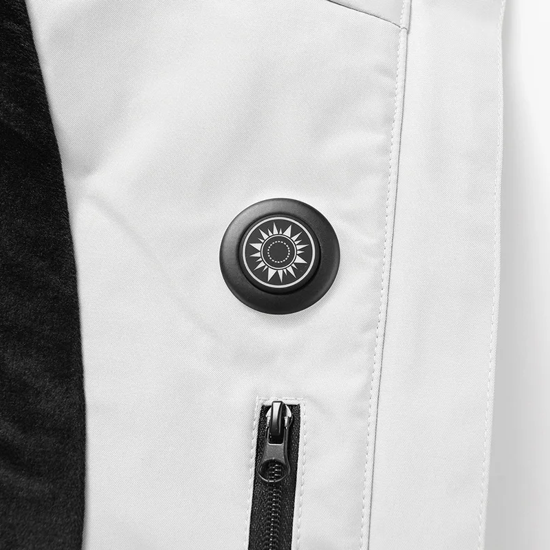 Minsu 2025NewThermal Jacket Thickened Warm Outdoor Full Heat Seal Five-Zone Thermal Functional Coat