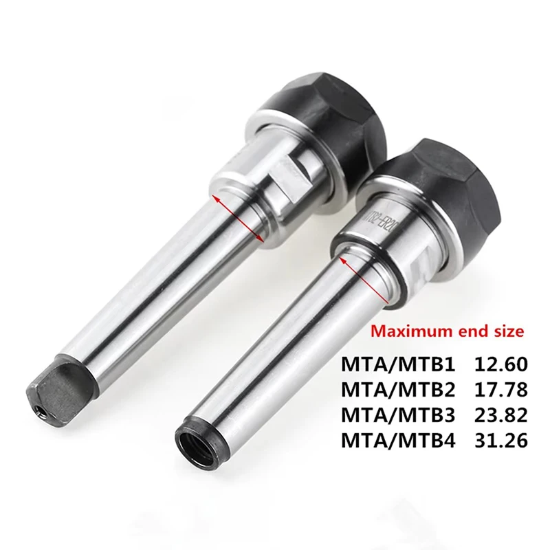 MTA MTB MT2 MT3 MT4 Morse Taper Shank ER ER11 ER16 ER20 ER25 ER32 CNC Machining Center MT ER Tools Holder Lathe Spindle MTB2 3 4