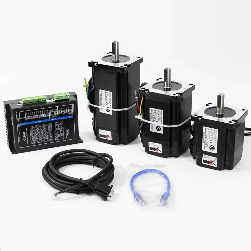 

Hybrid 2-Phase Nema 34 Stepper Motor Kit Easy Servo RS485 Driver Various Speeds 4.5nm 8nm 12nm Closed Loop 8nm 12nm Closed Loop