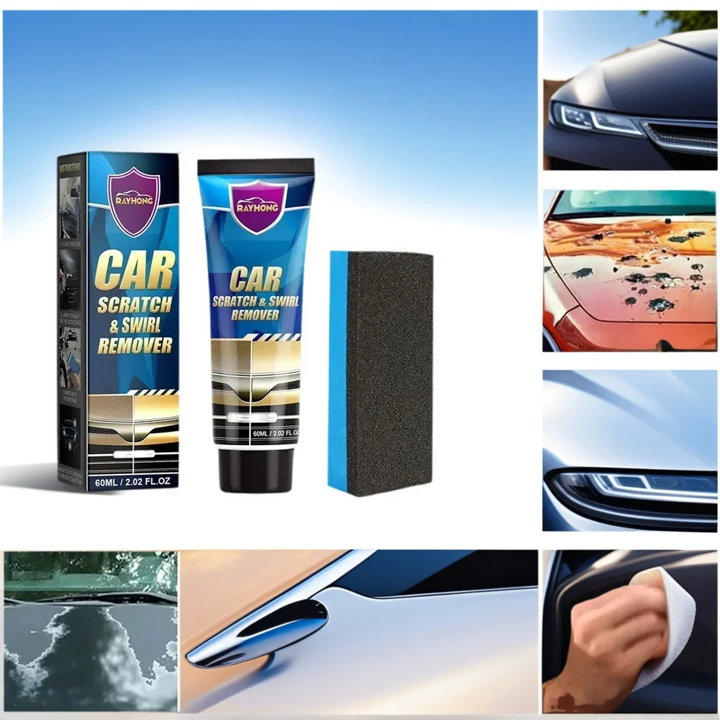 

120ML Motorcycle Scratch Repair Wax - Swirl Remover Polishing & Anti-Scratch Paint Care