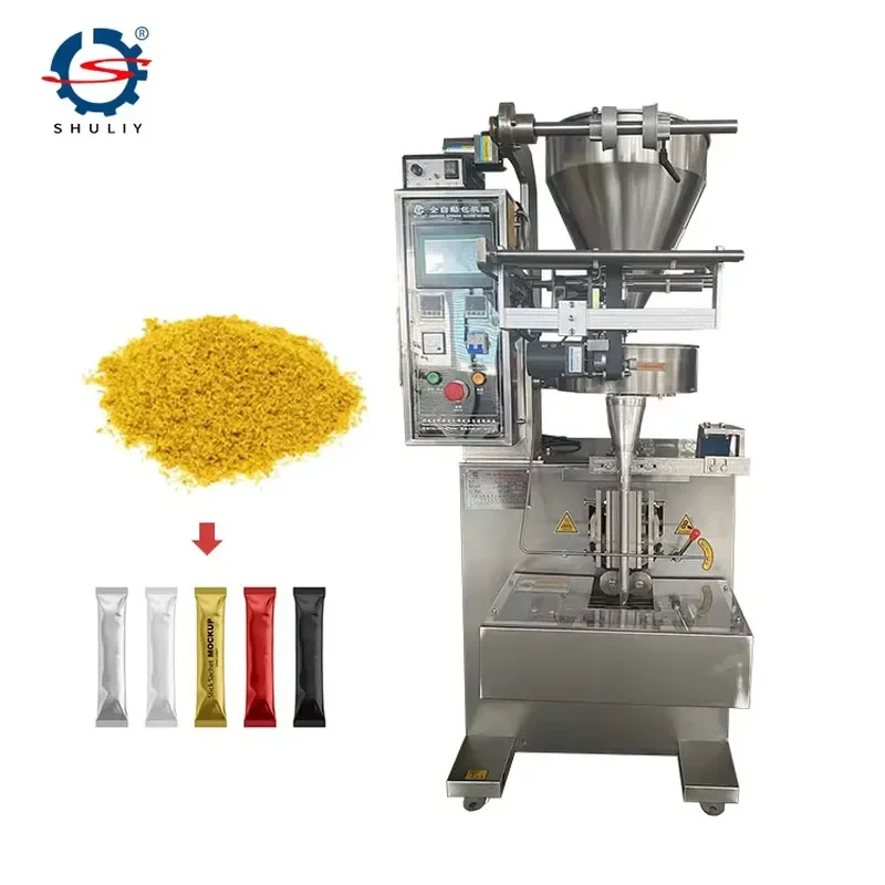 Automatic Vertical Small Nitrogen Puffed Food Popcorn Potato Chips Filling Packing Bags/Pouches Paper Snack Packaging Machine