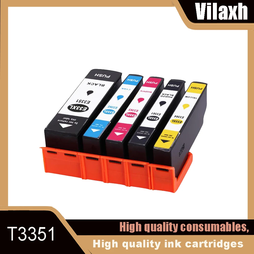 

T3351 T3361 T3362 T3363 T3364 Чернильный картридж, совместимый с Epson 33 33XL Expression Premium XP 530 540 630 640 635 645 830 900