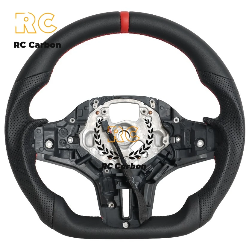 

Heated Full Leather Car Steering Wheel For BMW M3 G30 G20 G01 G02 G05 G06 G07 M4 M5 F90 M8 X3M X4M X5M X6M F40 G11 G12